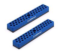 CASOMAN 2PCS Supporto per punte esagonali da 1/4" con base magnetica - Blu, Supporto per punte da 86 fori con base magnetica forte, Supporto magnetico per punte per la tua specialità