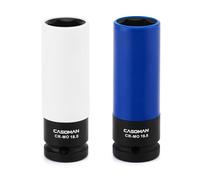 CASOMAN CR-MO - Set di 2 prese da 1/2", 18,5 mm e 19,5 mm, 2 pezzi