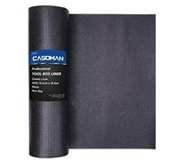 CASOMAN Rivestimento professionale per cassetta degli attrezzi e cassetti, facile da tagliare, in gomma antiscivolo, tappetino in schiuma per cassetta degli attrezzi, rivestimento spesso per