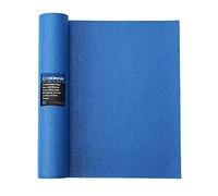 CASOMAN Rivestimento professionale per cassette degli attrezzi e cassetti, facile da tagliare, antiscivolo, in gomma espansa, per cassetti, spessore regolabile, blu, 40,6 cm (larghezza) x 1,8 m