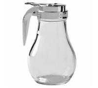 CASOME Dosatore Per Sciroppi In Vetro Antigoccia - Contenitore In Vetro Da 200ml Per Sciroppo D'acero, Bottiglia Lavabile In Lavastoviglie, Ideale Per Sciroppi E Condimenti