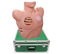 CASOME Simulatore di Assistenza al Paziente - Modello di Toracocentesi e Drenaggio per Pneumotorace e Drenaggio Toracico Liquido, Formazione su Operazioni di Drenaggio Chiuso