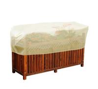 CASOME Teli Protettivi per Piante Contro Il Gelo Invernale, Telo Antigelo Regolabile per Vasi E Aiuole da Esterno, Copertura in Tessuto Non Tessuto per Piante(100x40x45cm)