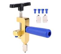 CASOME Utensile Tagliavetro per Impieghi Gravosi per Piastrelle E Ceramica, Utensile Portatile Monoblocco per Il Taglio del Vetro con Morsetto Regolabile, Apripiastrelle Multifunzionale