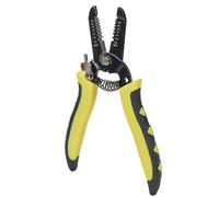 Casoter Strumento spelafili professionale da 17,8 cm, multi-calibro, 10-22 AWG, spellacavi con blocco di sicurezza per cavi elettrici, spelafili e cavi di taglio