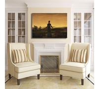 Caspar donna sol levante design quadro stampa tela dipinto telaio arredo casa