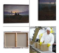 Caspar il mare design quadro stampa tela dipinto telaio arredo casa