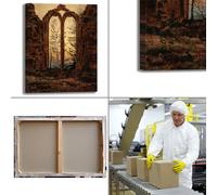 Caspar il sognatore design quadro stampa tela dipinto telaio arredo casa