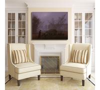 Caspar passeggiata al crepuscolo quadro stampa tela dipinto telaio arredo casa