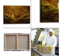 Caspar tombe vecchi eroi design quadro stampa tela dipinto telaio arredo casa