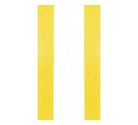 Caspari Bandol - Tovaglioli di carta per ospiti, a righe, 15 per confezione, colore: Giallo