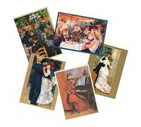 Caspari Intrattenere Carte (Vuota all'Interno, 8 unità), la Progettazione di scatole Pierre-Auguste Renoir
