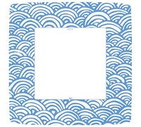 Caspari-Lulu, Arcobaleno, 12,7 cm, Colore: Blu,-Tovaglioli di Carta, Confezione da 20, Blu, Dinner Plate