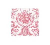 Caspari Romantic Toile Rose - Tovaglioli da cocktail, 20 per confezione