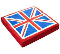Caspari Union Jack Carta Luncheon Tovaglioli, Confezione da 20