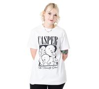 Casper Bianco The Friendly Ghost T-shirt a maniche corte Unisex Adulti