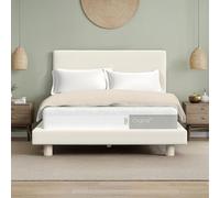 Casper Originale Ibrido Materasso Letto Convenzionale, Molle d'Acciaio Arrotolate Tasca Memoria della Schiuma di Poliuretano, Grigio Chiaro, Regina, Queen