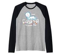 Casper Springtime Friendly Ghost Glow Maglia con Maniche Raglan