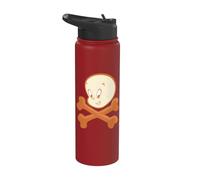 Casper The Friendly Ghost Bones Halloween Stainless Steel Insulated Water Bottle
