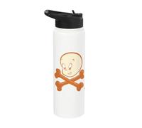 Casper The Friendly Ghost Bones Halloween Stainless Steel Insulated Water Bottle