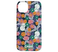 Casper The Friendly Ghost Floral Psychedelic All-Over Print Custodia per iPhone 14 Plus