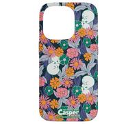 Casper The Friendly Ghost Floral Psychedelic All-Over Print Custodia per iPhone 14 Pro
