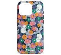 Casper The Friendly Ghost Floral Psychedelic All-Over Print Custodia per iPhone 16 Pro