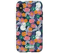 Casper The Friendly Ghost Floral Psychedelic All-Over Print Custodia per iPhone X/XS