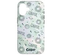 Casper The Friendly Ghost Green Cosmic All-Over Print Custodia per iPhone 16