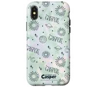 Casper The Friendly Ghost Green Cosmic All-Over Print Custodia per iPhone X/XS
