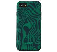 Casper The Friendly Ghost Green Psychedelic All-Over Print Custodia per iPhone SE (2020) / 7/8