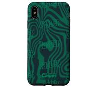 Casper The Friendly Ghost Green Psychedelic All-Over Print Custodia per iPhone XS Max