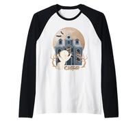 Casper The Friendly Ghost Haunted House Glow Maglia con Maniche Raglan