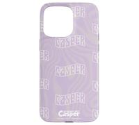 Casper The Friendly Ghost Purple Psychedelic All-Over Print Custodia per iPhone 15 Pro Max