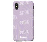 Casper The Friendly Ghost Purple Psychedelic All-Over Print Custodia per iPhone X/XS