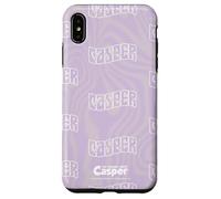 Casper The Friendly Ghost Purple Psychedelic All-Over Print Custodia per iPhone XS Max
