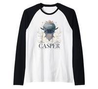 Casper The Friendly Ghost Twin Ghosts & Haunted Manor Maglia con Maniche Raglan