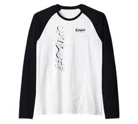 Casper The Friendly Ghost Vertical Logo Maglia con Maniche Raglan