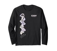 Casper The Friendly Ghost Vertical Logo Purple Tones Maglia a Manica