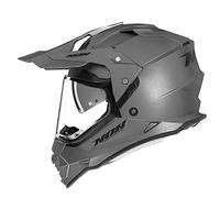 Casque cross double ecran NOX n312 titanio mat t57-58 m