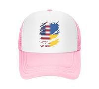 Casquette de Baseball respirante en Maille pour Adulte avec Drapeau des États-Unis et de l'Ukraine