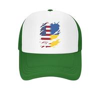 Casquette de Baseball respirante en Maille pour Adulte avec Drapeau des États-Unis et de l'Ukraine