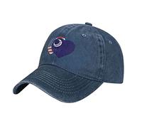 Casquette de Baseball Vintage American Fort Moultrie Flag Heart, Unisex réglable Baseball Hats Twill Plain