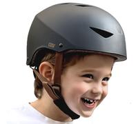 CASR Casco di protezione classico nero M, resistente agli urti, traspirante, materiali resistenti, facile da lavare