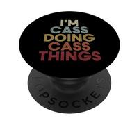 Cass Name Cass Personalized Name First Given PopSockets PopGrip Adesivo