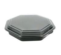Cassa - 1064 Ml 23X23X5 Cm Nero Ps - 190 Unità