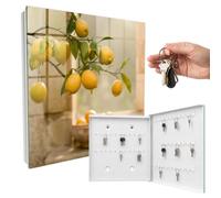 Cassa 30x30 cm Ciondolo al limone Porta Destra Bianco