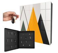 Cassa 30x30 cm Composizione moderna Porta Sinistra Nero | Appendiabiti | Bacheca | Vetrinetta | Nicchia | Casellario | Armadio | Gancio | Quadro | Mobiletto | Contenitore | Supporto