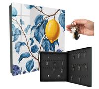 Cassa 30x30 cm foglie di limone Porta Destra Nero