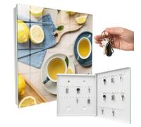 Cassa 30x30 cm Mattina al limone Porta Destra Bianco